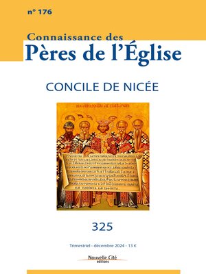 cover image of Connaissance des Pères de l'Église n° 176